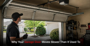 Garage door opening slowly