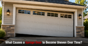 uneven garage door repair